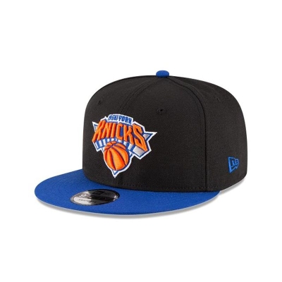 Black New York Knicks Hat - New Era NBA Two Tone 9FIFTY Snapback Caps USA3596714